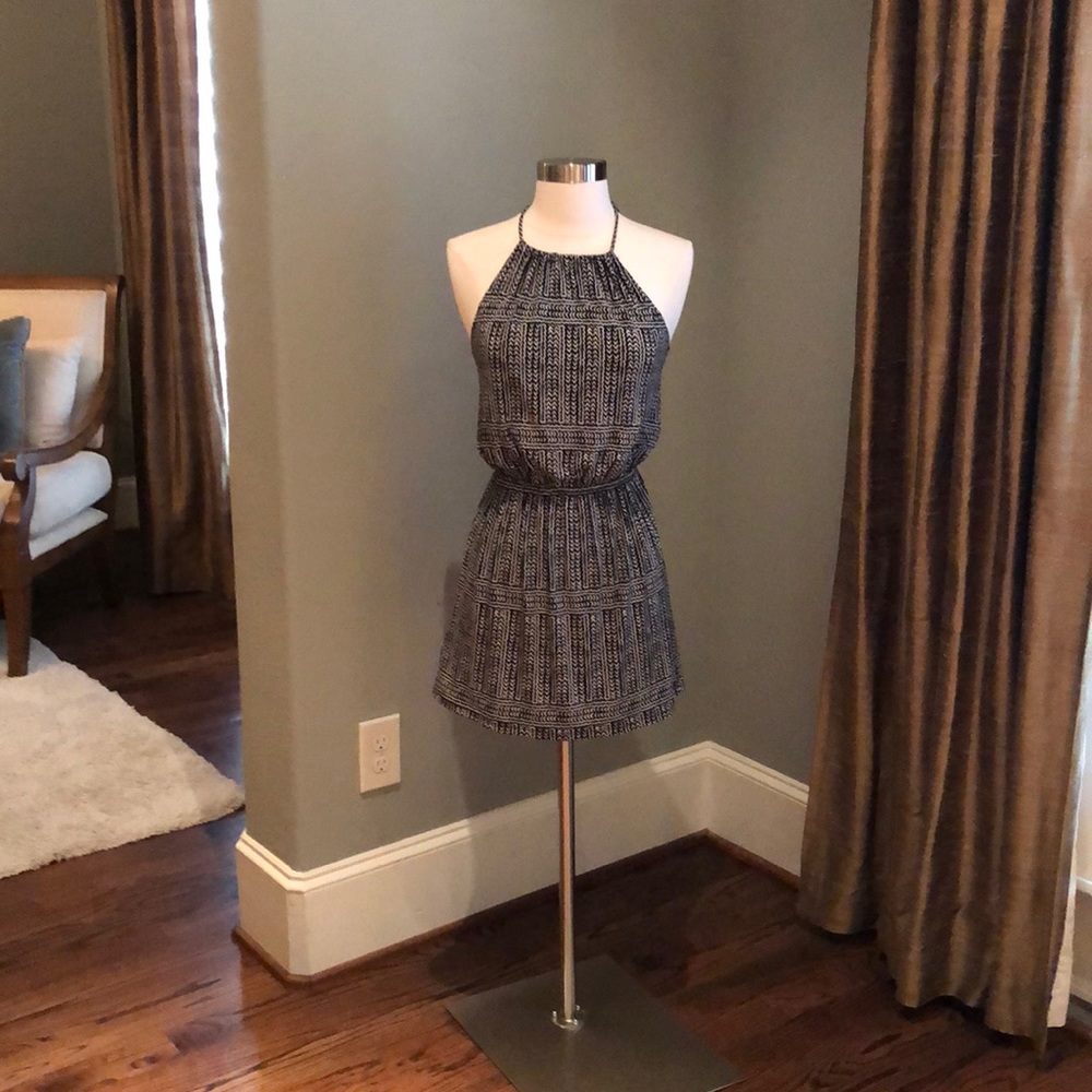 BCBG Black & White Jersey Dress